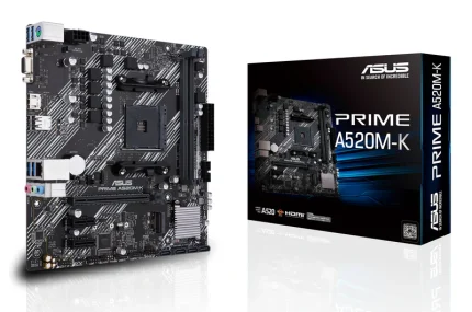 ASUS PRIME A520M-K AMD A520 Socket AM4 micro ATX