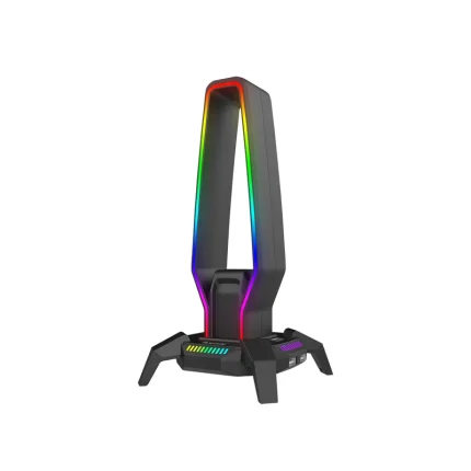 Marvo Scorpion HZ-10 Kobe 30 USB RGB Gaming Headset Stand and Hub (Black)